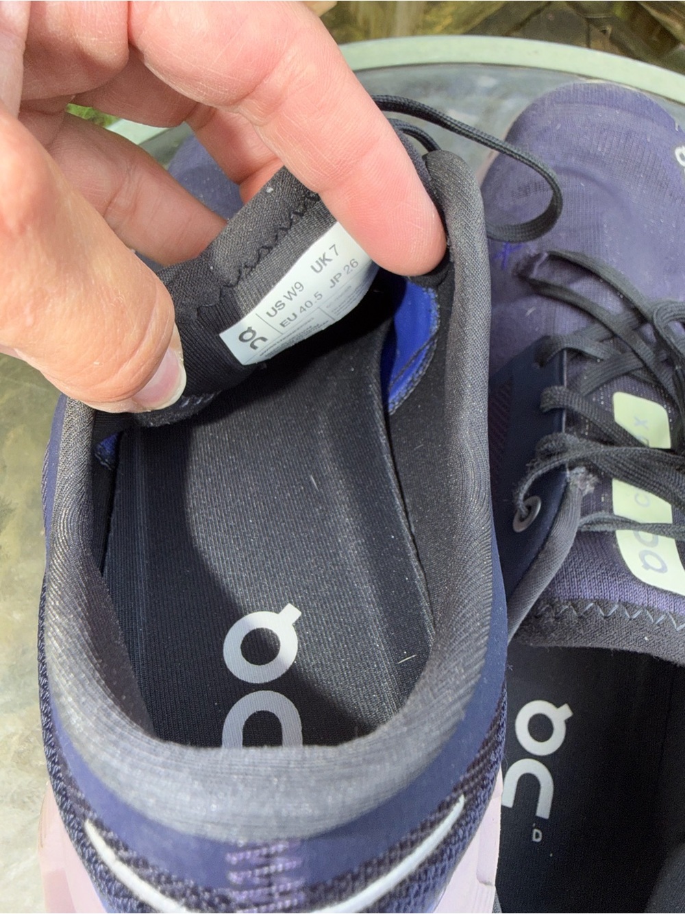 On Running X3 Midnight Heron Women's Running Shoes - Picture 7 of 8